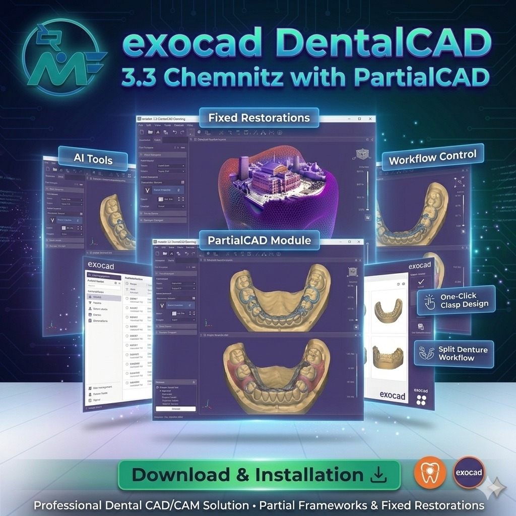 Exocad 3.3 Chemnitz installation service